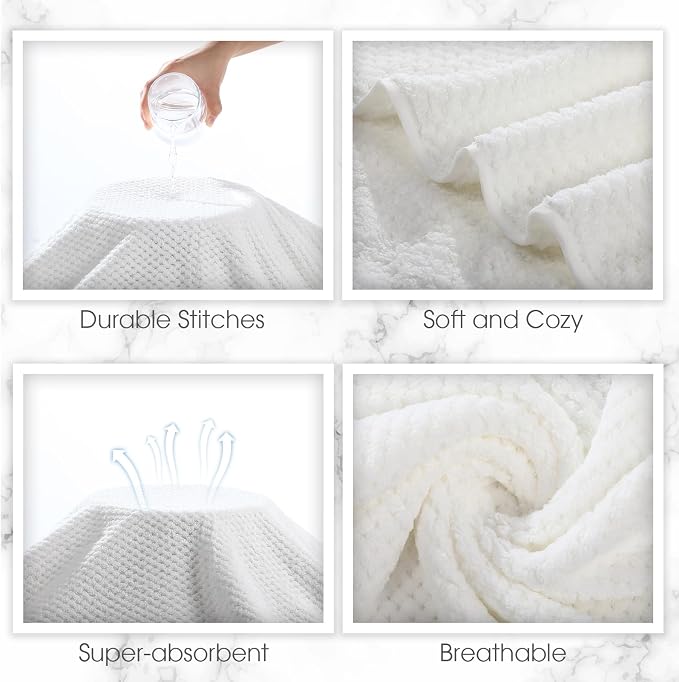 Peryiter Oversized Bath Towels Set of 6 - Image 4