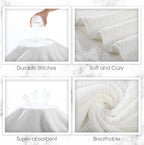 Peryiter Oversized Bath Towels Set of 6 - Image 4