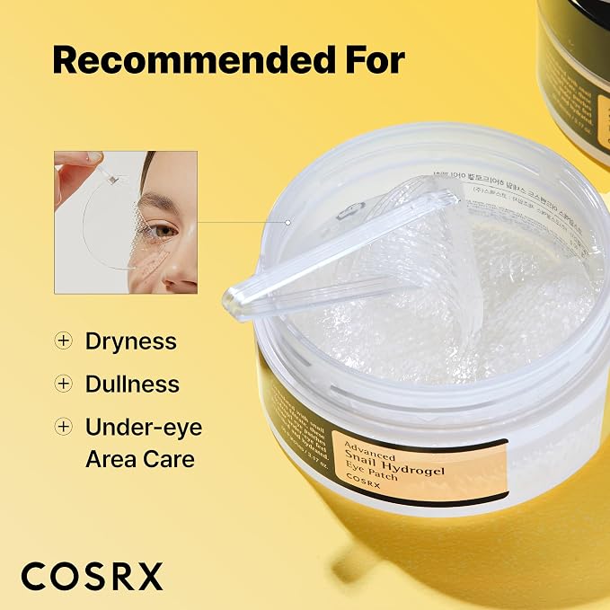 COSRX Advanced Snail Hydrogel Eye Patch, Gel Serum Mask, Puffy Under Eye - Image 4