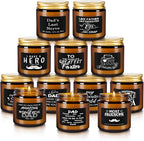 12-Pack Amber Jar Scented Candles, Natural Soy Wax and Premium Essential Oils. - Image 2