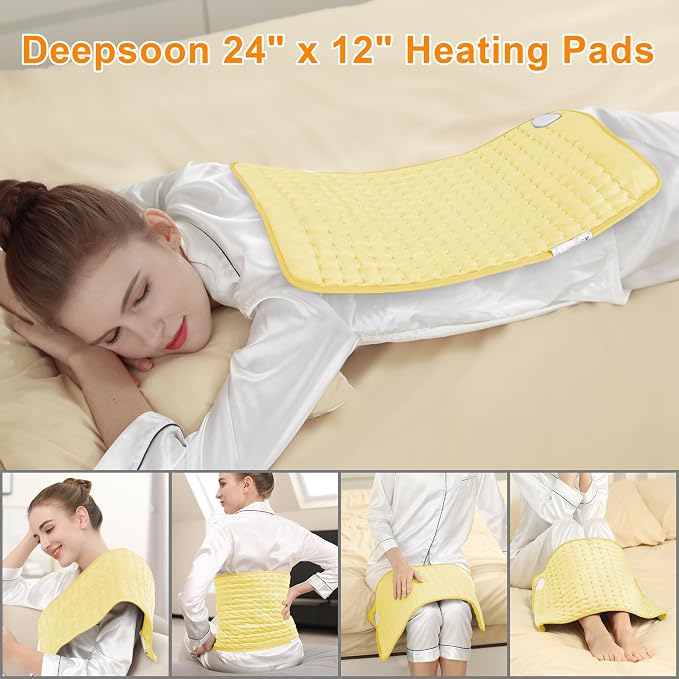 Deepsoon Heating Pad, Electric Heating Pads - Image 2