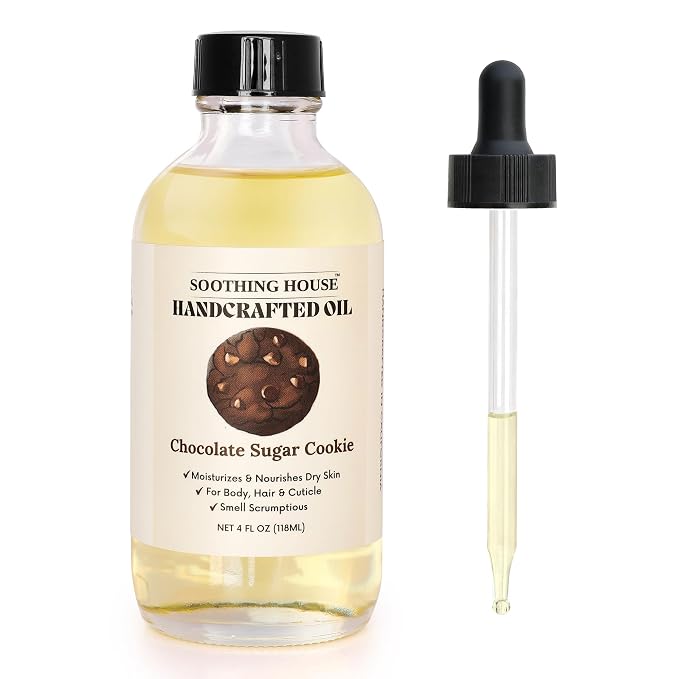 Chocolate Sugar Cookie Body Oil: Moisturizing Body Oil by SoothingHouse
