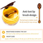 Bee Lip Balm Honey Pot, 4 Pack Honey & Strawberry Lip Mask Propolis Lip Mask - Image 3