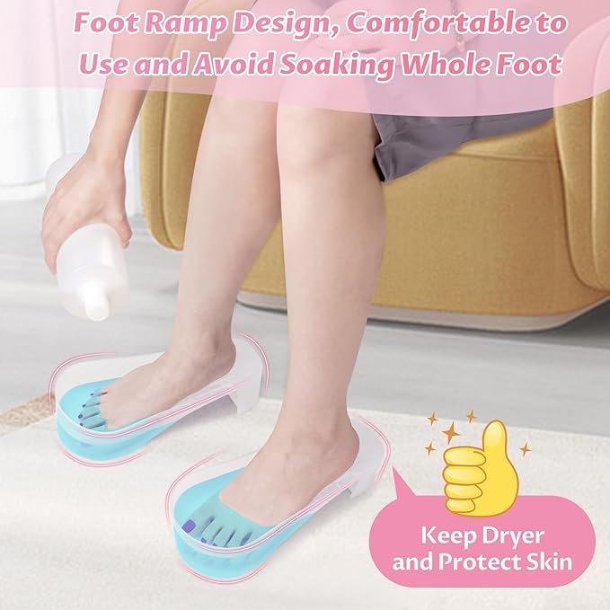 Yokilly Toe Nail Soaking Bowl, Shoe Design Foot Bath Soak Tub Bowl, Acetone - Image 6