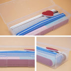 Lokyango Clear Manicure Tool Box, Personal Nail Box Storage Case - Image 5