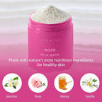 Calming Rose Coconut Milk Bath Soak Moisturize Soften Skin Honey Jasmine - Image 3