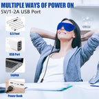 Heated Eye Mask, Washable Dry Eye Mask Heat Eye Compress - Image 6