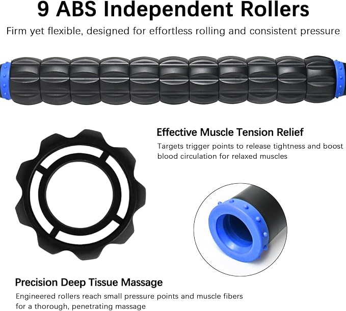 Muscle Roller Massage Roller Stick- Deep Tissue Fascia Blaster - Image 3