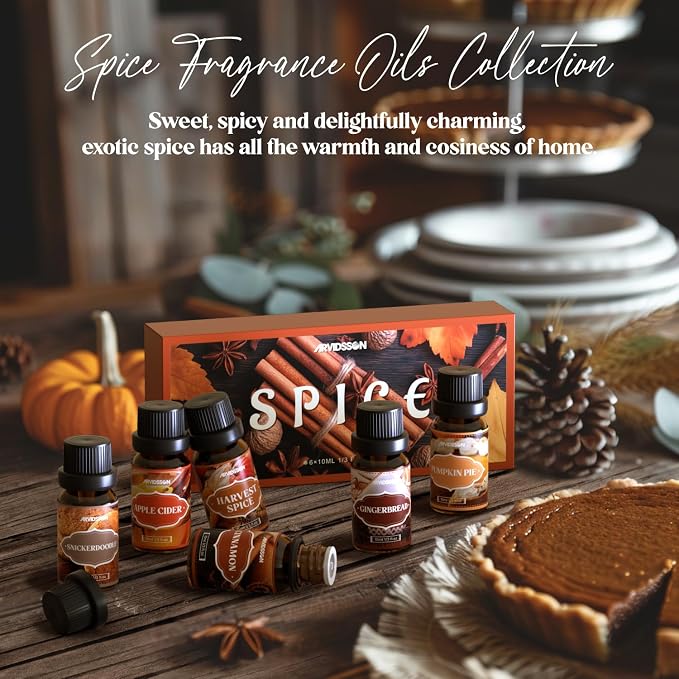 Autumn Spice Essential Oils Set, ARVIDSSON Fall Essential Oil - Image 2
