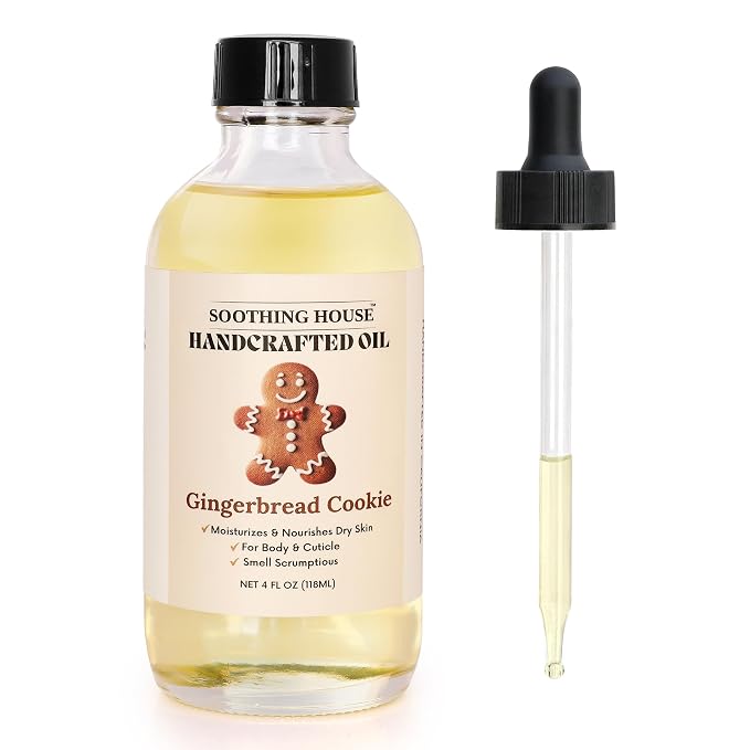 Gingerbread Cookie Body Oil: Moisturizing Body Oil by SoothingHouse