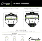 Champion Sports Steel Softball Face Mask – Durable Fielder’s Mask - Image 2