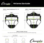 Champion Sports Steel Softball Face Mask – Durable Fielder’s Mask - Image 3
