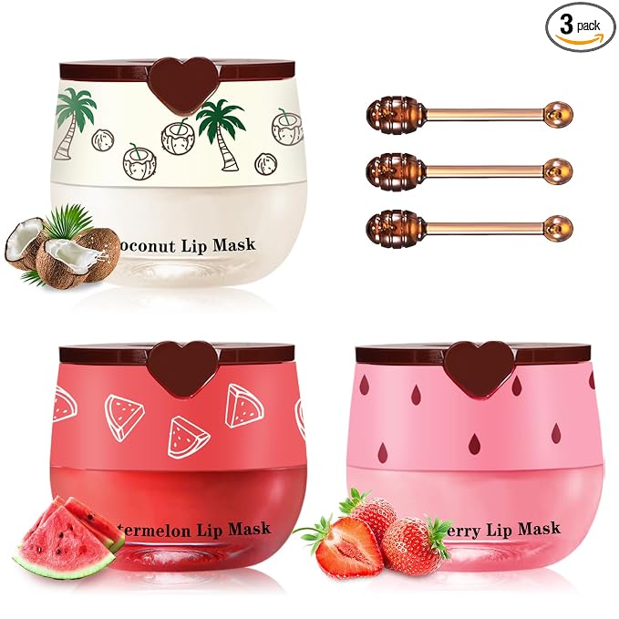 Honey Pot Lip Balm, Moisturizing and Repair Bee Lip Balm Honey Pot, Prevention by QIUFSSE