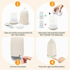 URPOWER 100ML Essential Oil Diffuser Ultrasonic Cool Mist Humidifier - Image 7