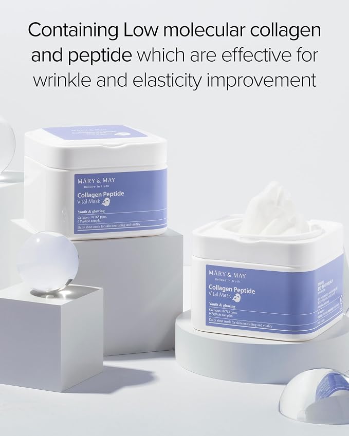 Mary&May Collagen Peptide Vital Mask – Pull-Out Case - Image 4
