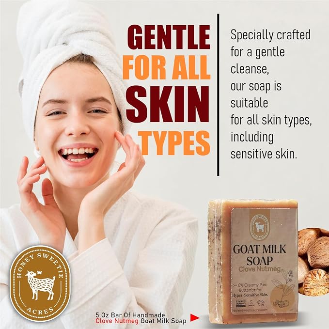 Honey Sweetie Acres Clove Nutmeg Goat Milk Soap - Image 4