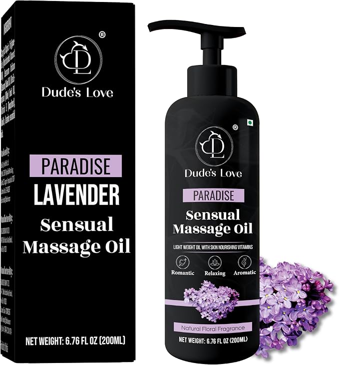 Organic - Edible Floral Sensual Massage Oil by DudesLove