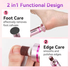 FAMILIFE Electric Foot File Callus Remover – Rechargeable Pedicure Tool - Image 2