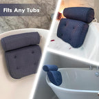 AEROiVi Luxury Bath Pillows for Tub，Bath Pillow Bathtub Pillows for Head and - Image 7