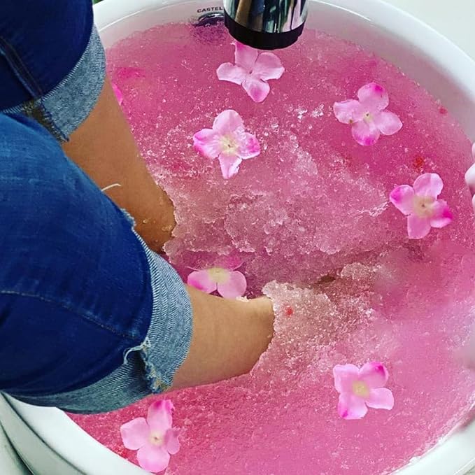 Foot Soak, 3 Pack Jelly Spa Pedicure Spa, Bubble Foot Bath Spa, Salon Pedi by LUIFAC