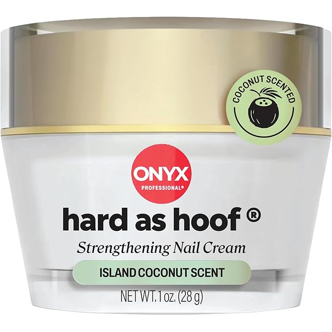 Onyx Professional Hard as Hoof Nail Strengthening Cream, Island Coconut Scent by OnyxProfessional