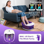 Foot Spa Bath Massager with Heat, Temperature Control, Bubbles and Epsom Salt - Image 2