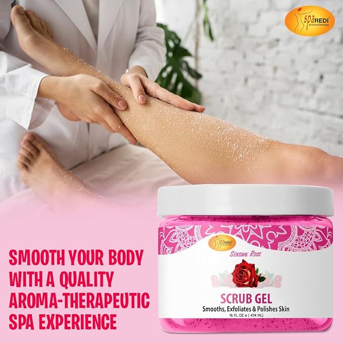 SPA REDI Exfoliating Scrub Gel – Dual-Action Pedicure Treatment - Image 3