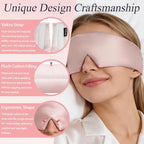 Silk Sleep Eye Mask for Side Sleeper Men Women, Eye Mask Sleeping 100% 22 Momme - Image 5