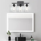 Ascher Bathroom Vanity Light Fixtures, 3 Light Wall Sconces Lighting - Image 7
