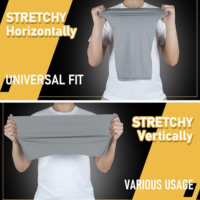 TICONN Neck Gaiter Face Cover Scarf, Neck Warmer Breathable Sun & Wind-proof - Image 3