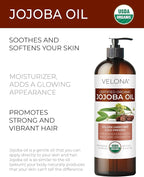 velona Jojoba Oil USDA Certified Organic - Image 2