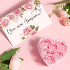 Birthday Gifts for Women Self Care Get Well Soon Gifts, Rose Relaxing Spa Gift - Image 9