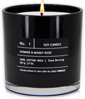Lulu Candles | Jasmine & Musky Rose | Luxury Scented Soy Jar Candle | Hand by LULUCANDLES