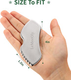 LeMeeOly Stainless Steel Gua Sha Facial Tools Metal GuaSha Tool - Image 3