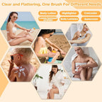 Self Tanner Brush, Large Body Makeup Brush, Kabuki Brush - Image 3