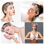 Zkptops Spa Headband for Washing Face Wristband Set Sponge Makeup Skincare - Image 4