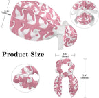 Scrub Cap with Hair Scrunchy, Ponytail Holder Surgical Cap - Image 2