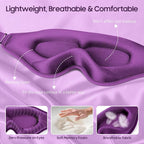 BeHoomi Sleep Mask, Premium Eye Mask - Image 4