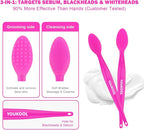 Pore Cleansing Silicone Facial Brush | Face Scrubber & Massager - Image 2