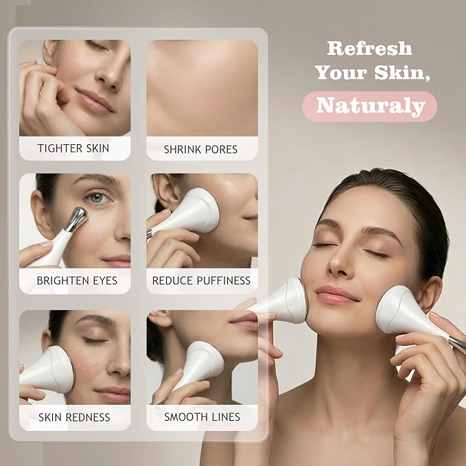 Ice Globes Facial rollers for Face Eyes, Aluminum Face Beauty Cryo tools for - Image 5