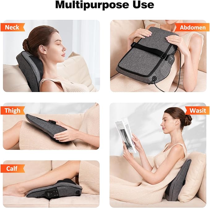 Boriwat Back Massager with Heat, Neck Massager - Image 6