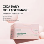 VT COSMETICS CICA Pink Daily Mask 30 Sheets, 300Da Low Molecular Collagen - Image 2