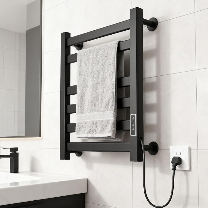 Verida Towel Warmer Rack, Heated Towel Rack - Image 3