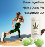 Organic Hemp Bath Bombs Infused Peppermint Eucalyptus Essential Oil Luxurious - Image 4