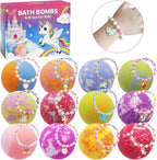 Bath Bombs for Girls with Toys Inside, Kids Bath Bombs with Jewelry Inside - Image 5