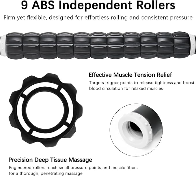 Muscle Roller Massage Roller Stick- Deep Tissue Fascia Blaster - Image 3