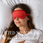 Silk Satin Sleeping Eye Mask, Soft Breathable Blackout Eyeshade Eye Cover - Image 3