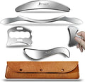 BYYDDIY 5 in 1 Stainless Steel Gua Sha Muscle Scraper Tools Kit, Scraping by BYYDDIYMuscleScraperTools