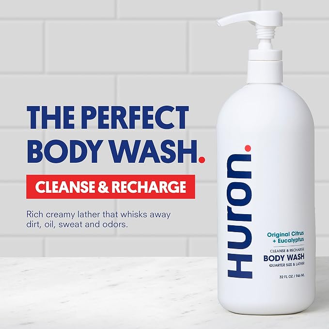 Huron Body Wash for Men and Women, Hydrating Daily Cleanser - Image 2