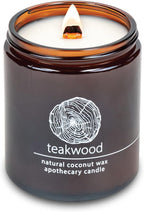 Hemlock Park Crackling Wood Wick Candle Handcrafted by HemlockPark
